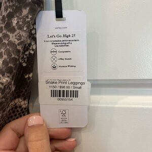 Varley Snake Print Leggings